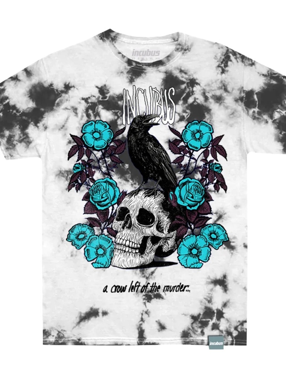 Incubus Crow Left of Murder Tie Dye Tee